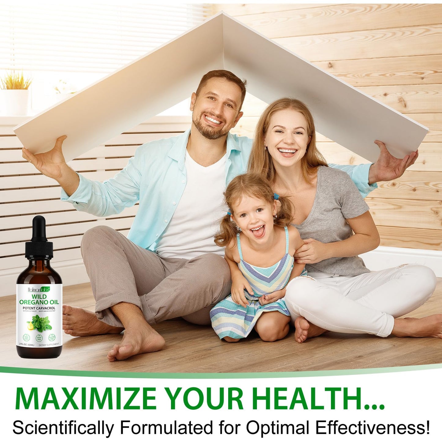 2 Pack Organic Oregano Oil Drops โ Immune & Digestive Support, Non-GMO, Gluten Free, 4 fl oz