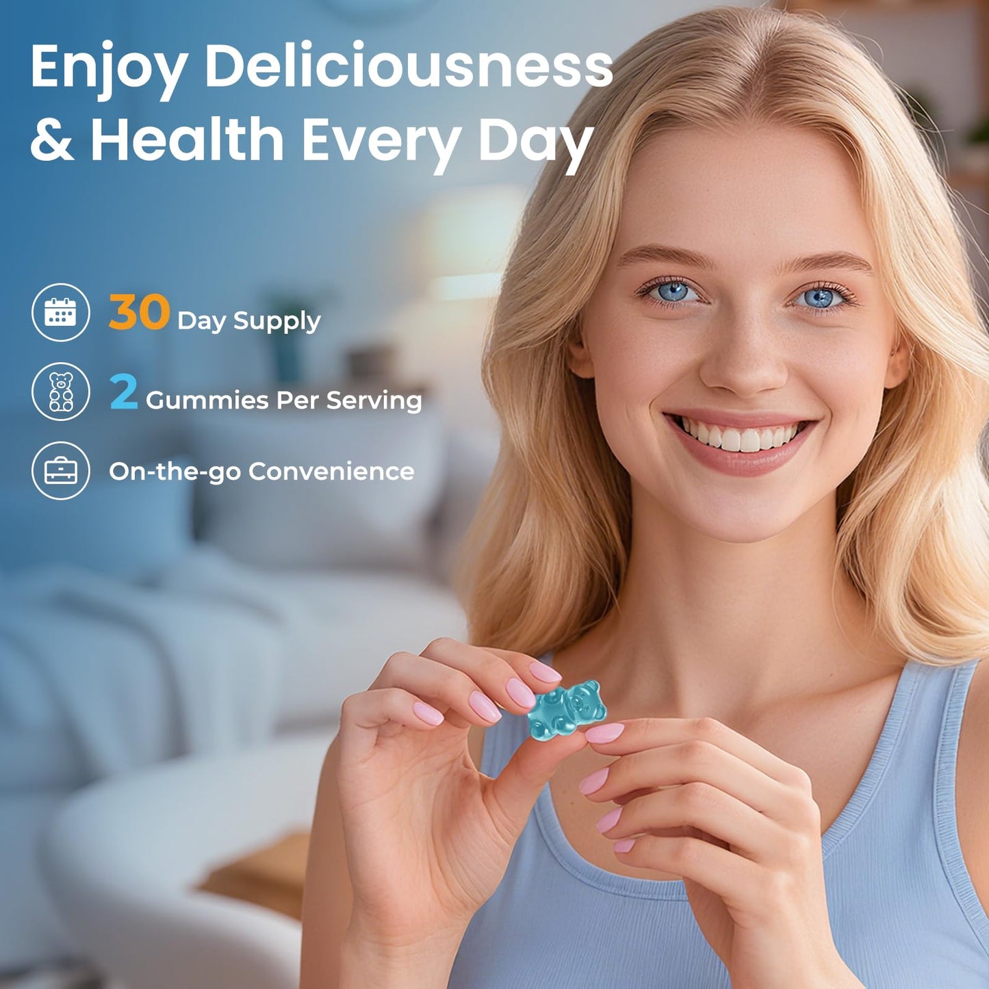Lithium Orotate Gummies 5mg โ Mood Support & Cognitive Focus (60 Gummies)
