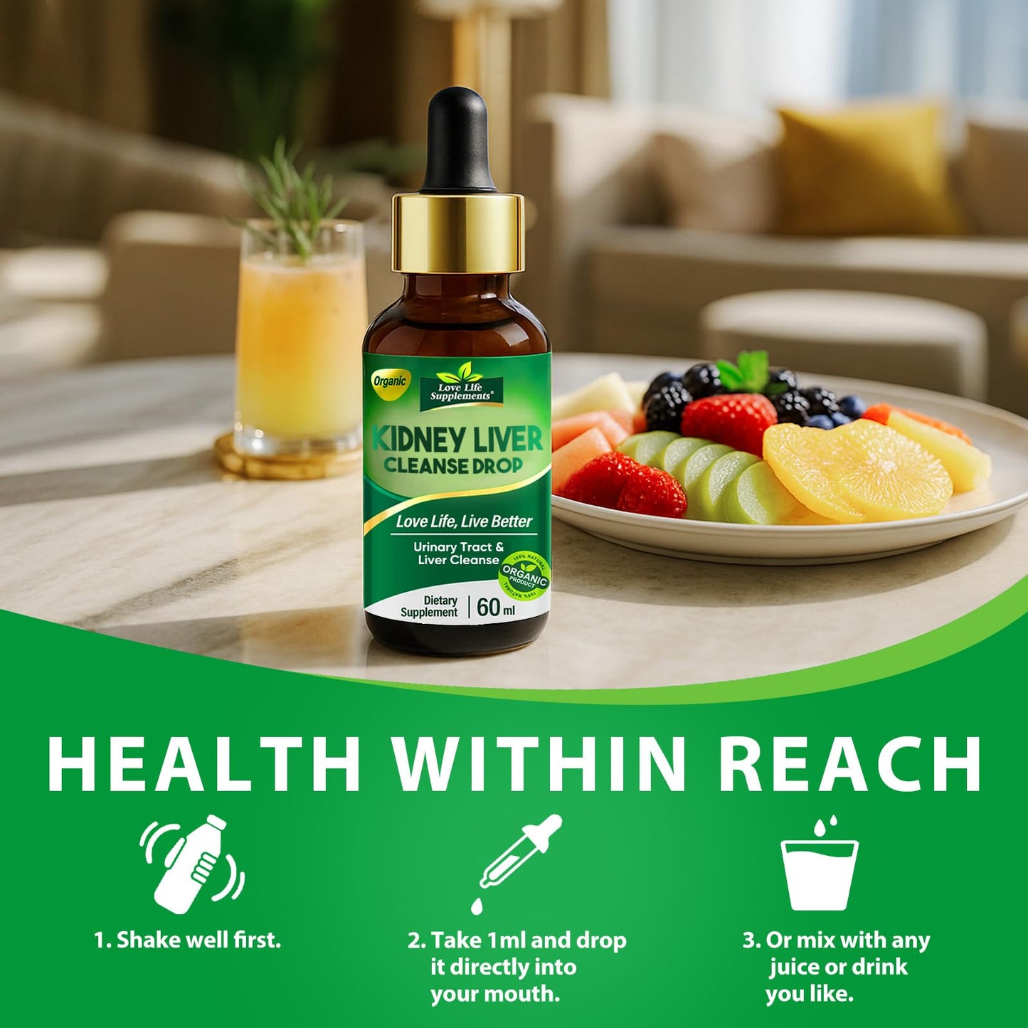 Love Life Liver Support Drops โ Detox, Repair & Nourish for Adults