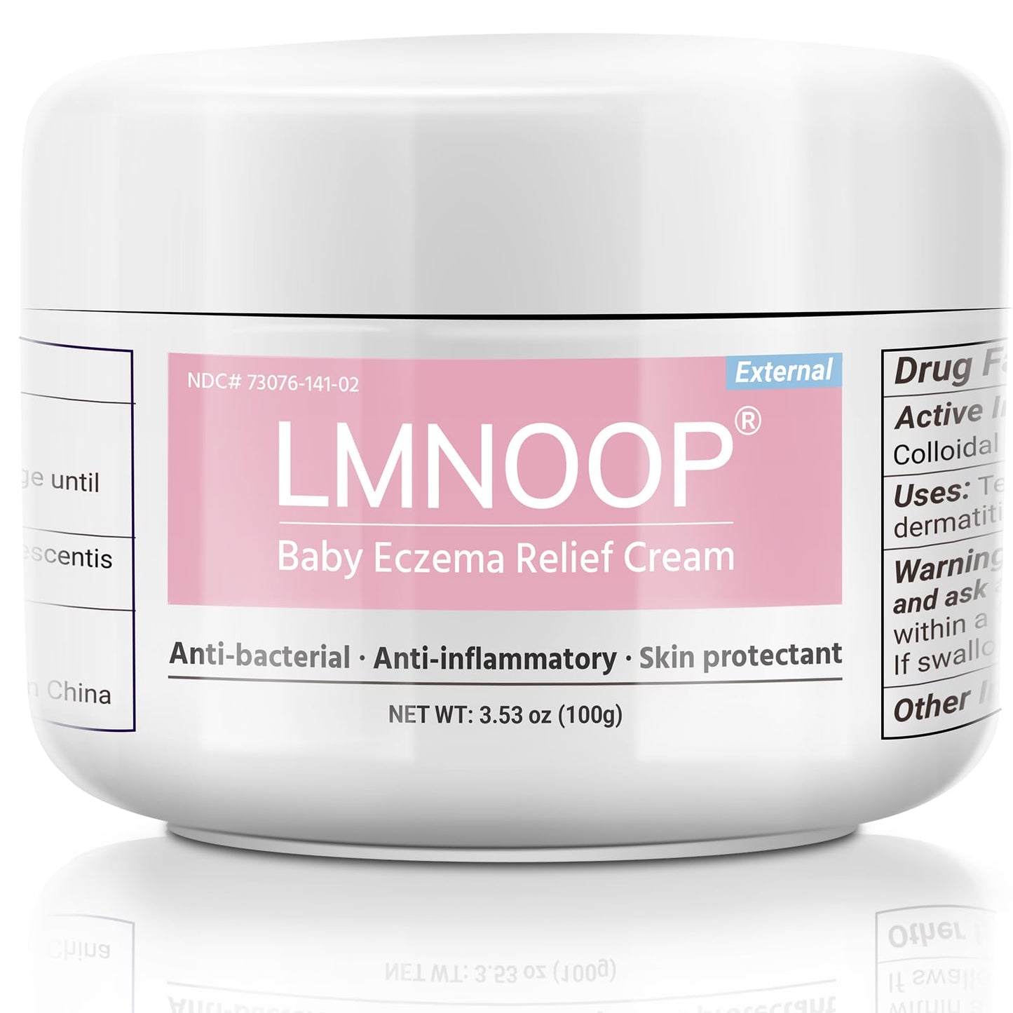 LMNOOP Baby Eczema Relief Cream | All-Natural Herbal Formula 3.53oz