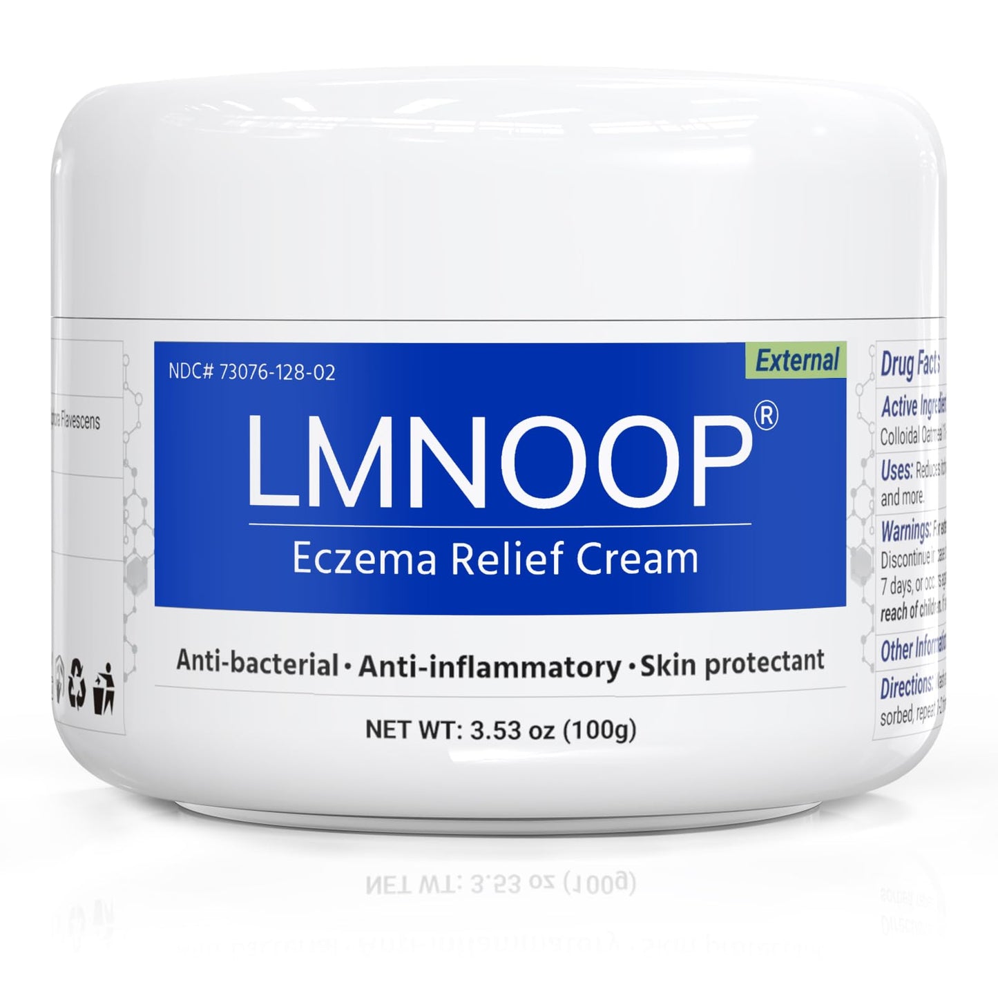 LMNOOP Eczema Cream β Maximum Strength Treatment for Dry, Itchy, Irritated Skin (3.53oz)