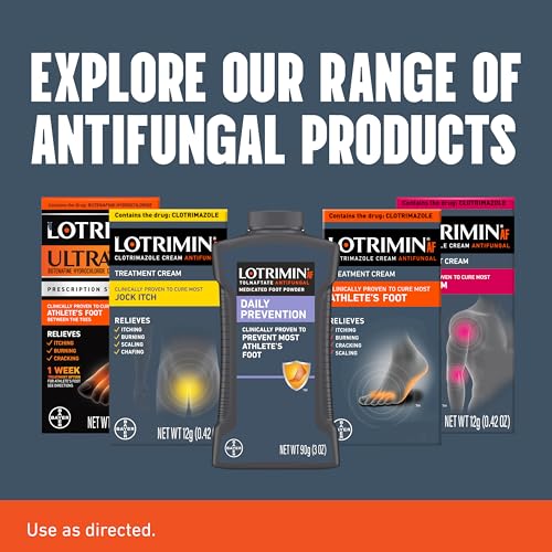 Lotrimin AF Cream β 1% Clotrimazole Antifungal for Athlete's Foot (1.1 oz)