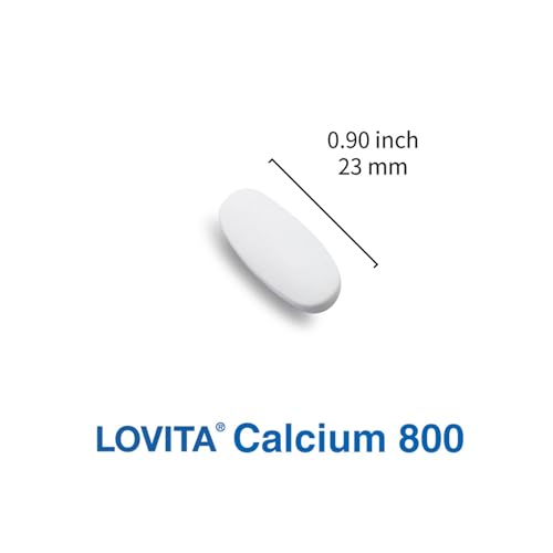 LOVITA Calcium Citrate 800 mg with Magnesium, D3 & K2 | Bone Health & Density โ 120 Vegan Tablets
