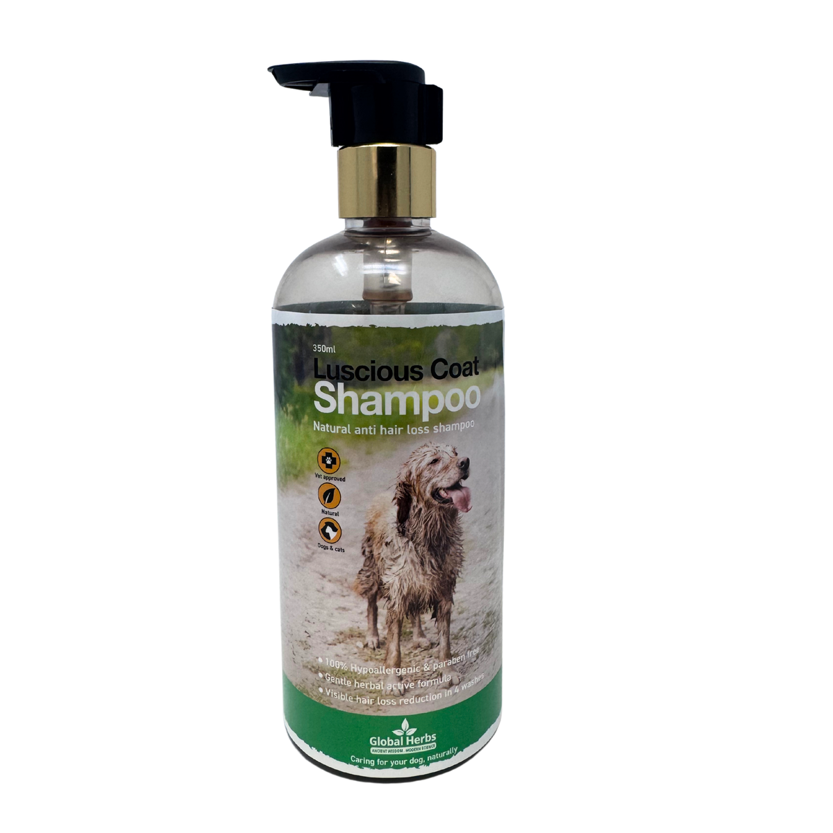 Luscious Coat Shampoo 350ml - Global Herbs - Canine