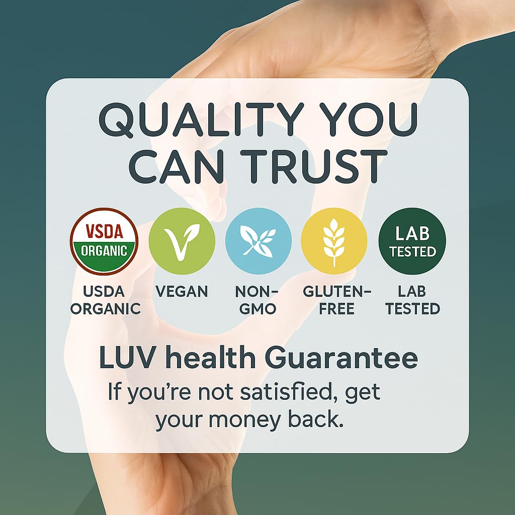 LUV Health Zen Drops 3Pack โ Stress & Anxiety Support (Mag Glycinate, D3, L-Theanine) | Keto, Vegan, USA Made
