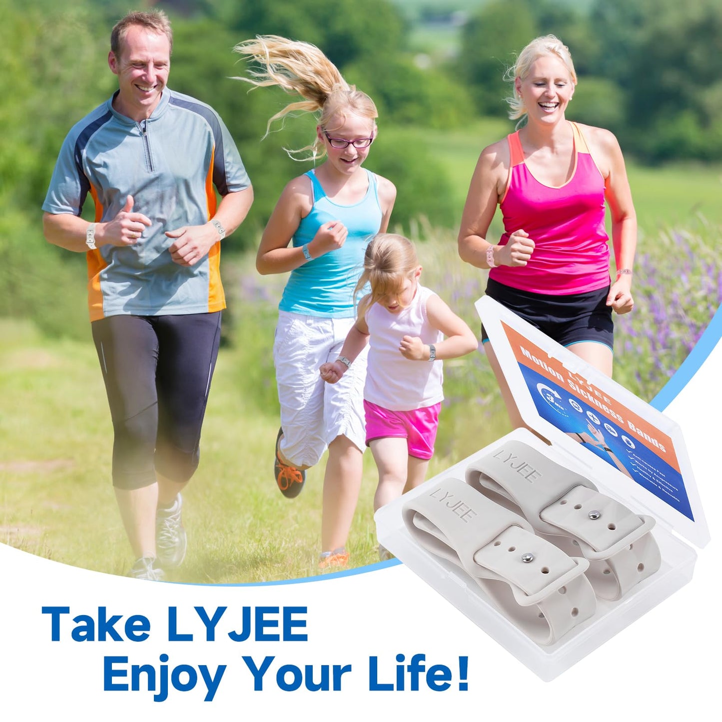 LYJEE Motion Sickness Bands β Natural Nausea Relief Wristbands