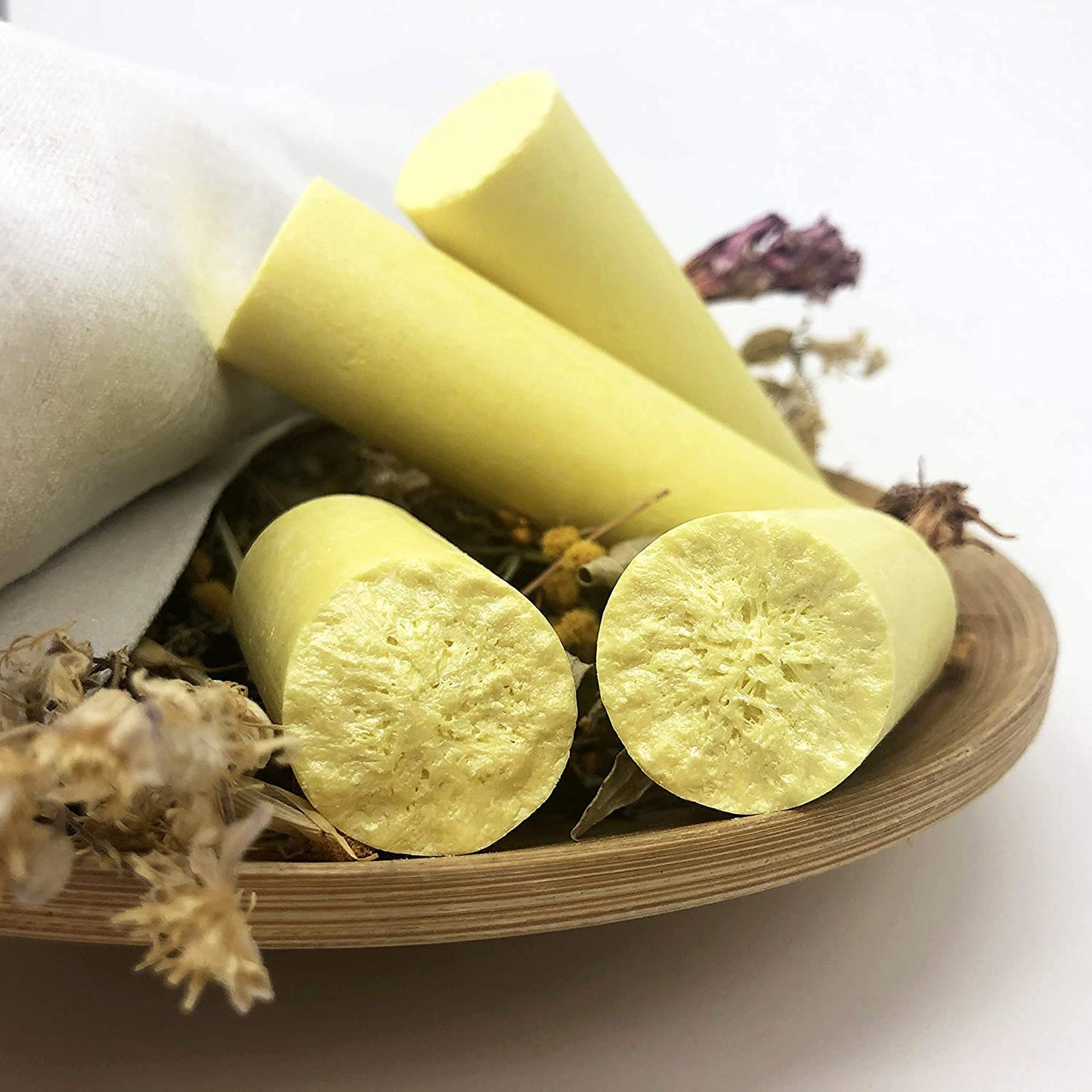 LYNPHA VITALE Sulphur Rods โ Natural Sulfur Massage Sticks for Pain Relief