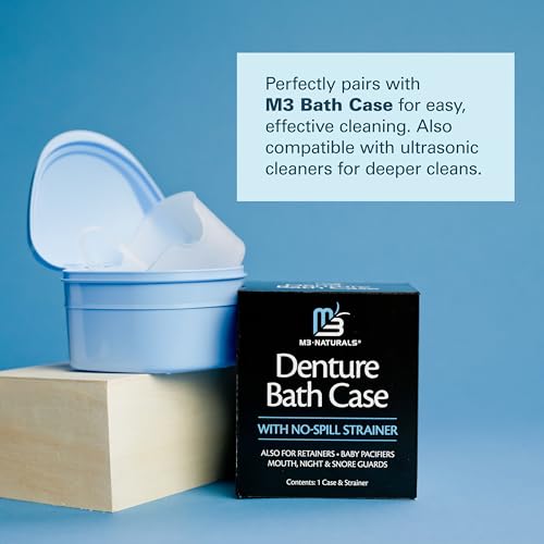 M3 Naturals Retainer Cleanser Tablets โ Invisalign Cleaner, Odor & Stain Removal, 120 Tablets