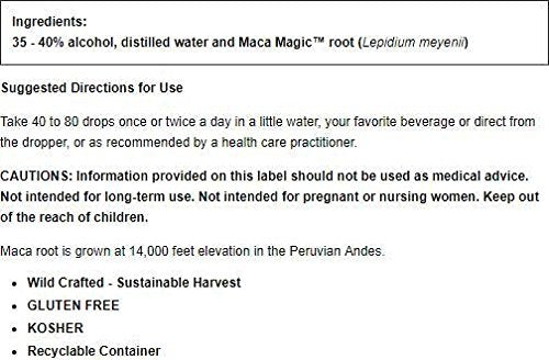 Maca Magic Express Energy Liquid Extract 4oz โ Organic Peruvian Maca (Black Red Purple Yellow)