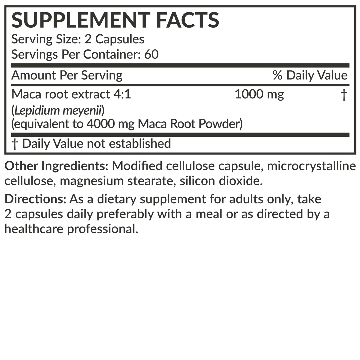 Futurebiotics Maca Root Extra Strength โ Energy, Stamina & Reproductive Health | Non-GMO, 120 Veg Capsules