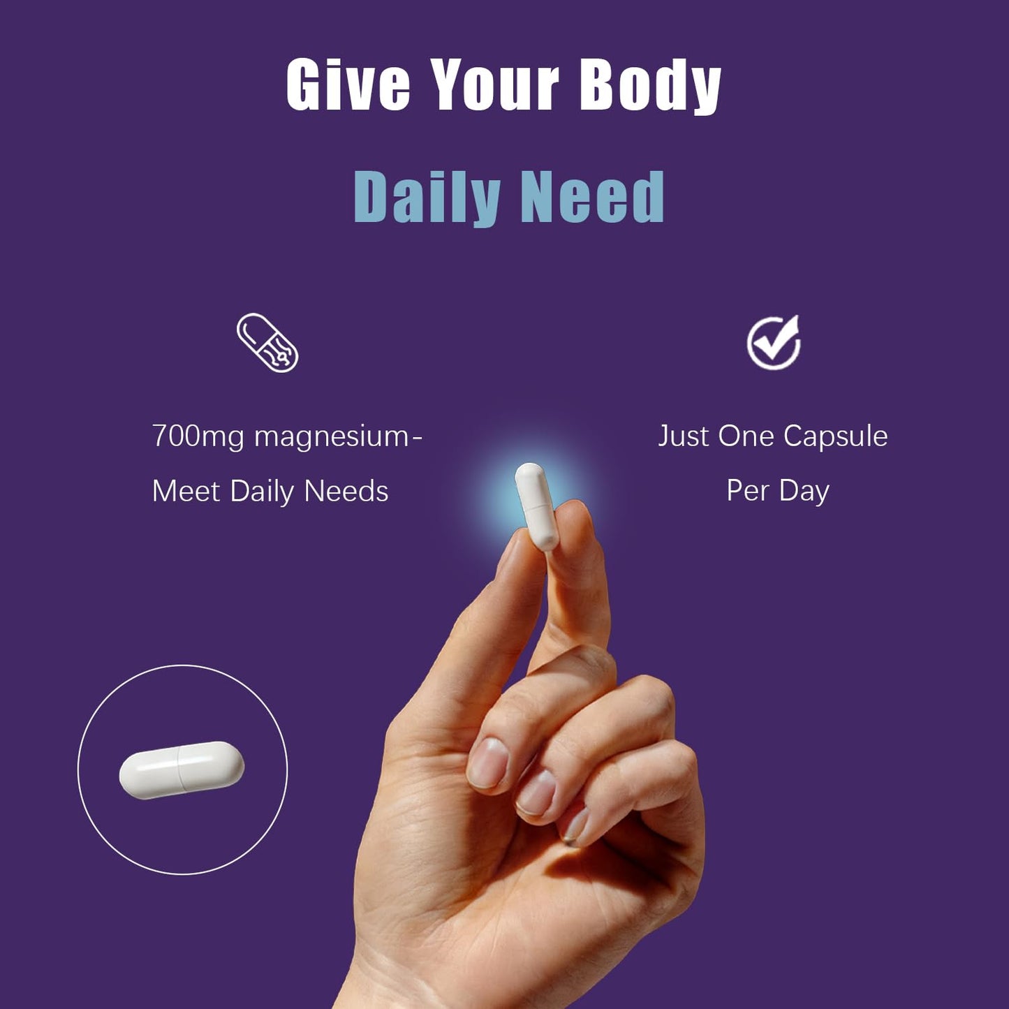 Magnesium 12-IN-1 Complex โ 700mg per Capsule, 120 Vegan Capsules