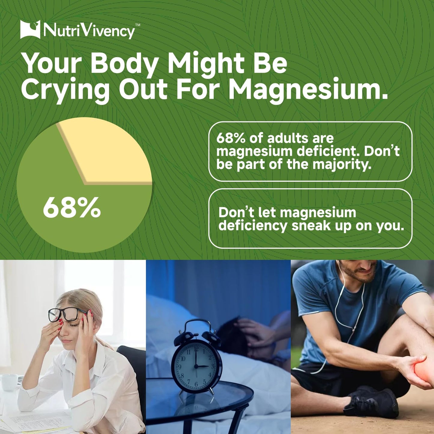 Magnesium Carbonate Capsules 500mg β Vegan, Non-GMO, 90 Capsules