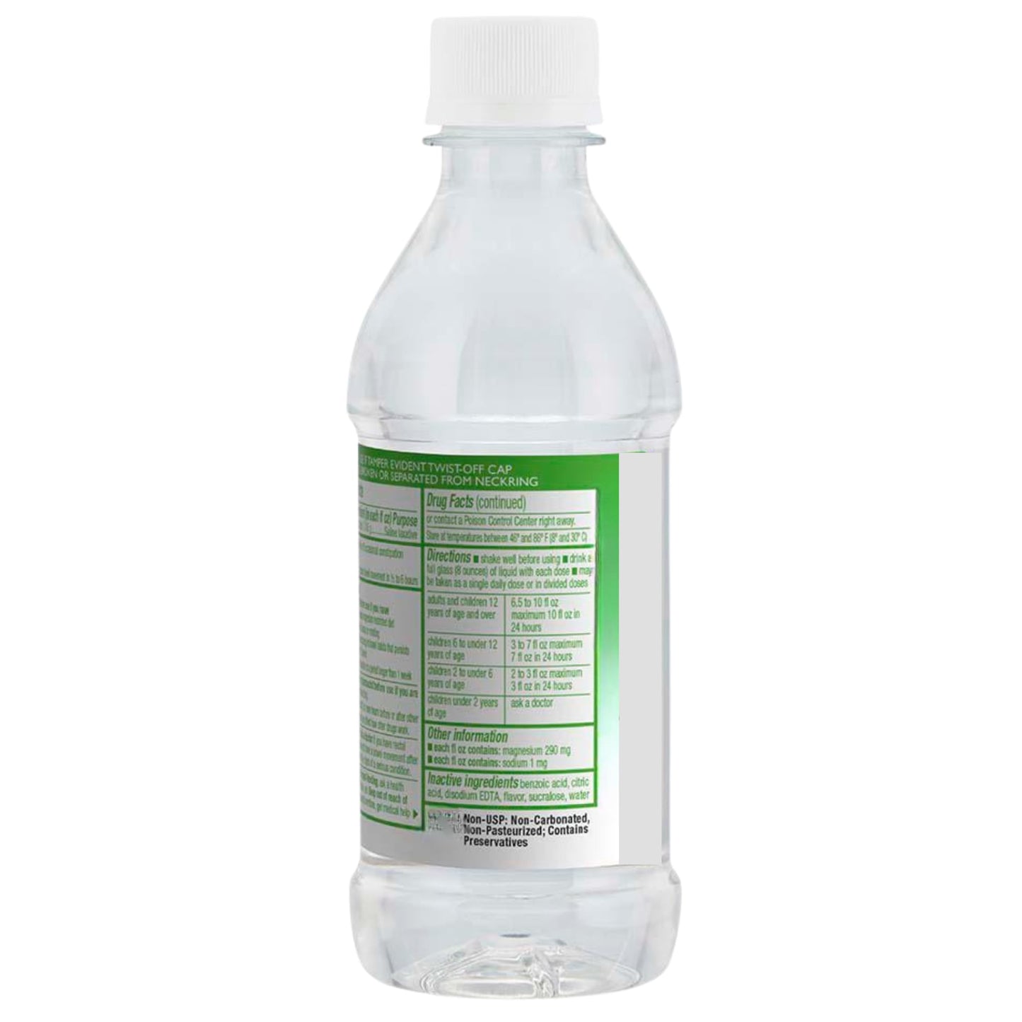 Magnesium Citrate Oral Solution โ Fast-Acting Laxatives (Lemon, 10 oz)