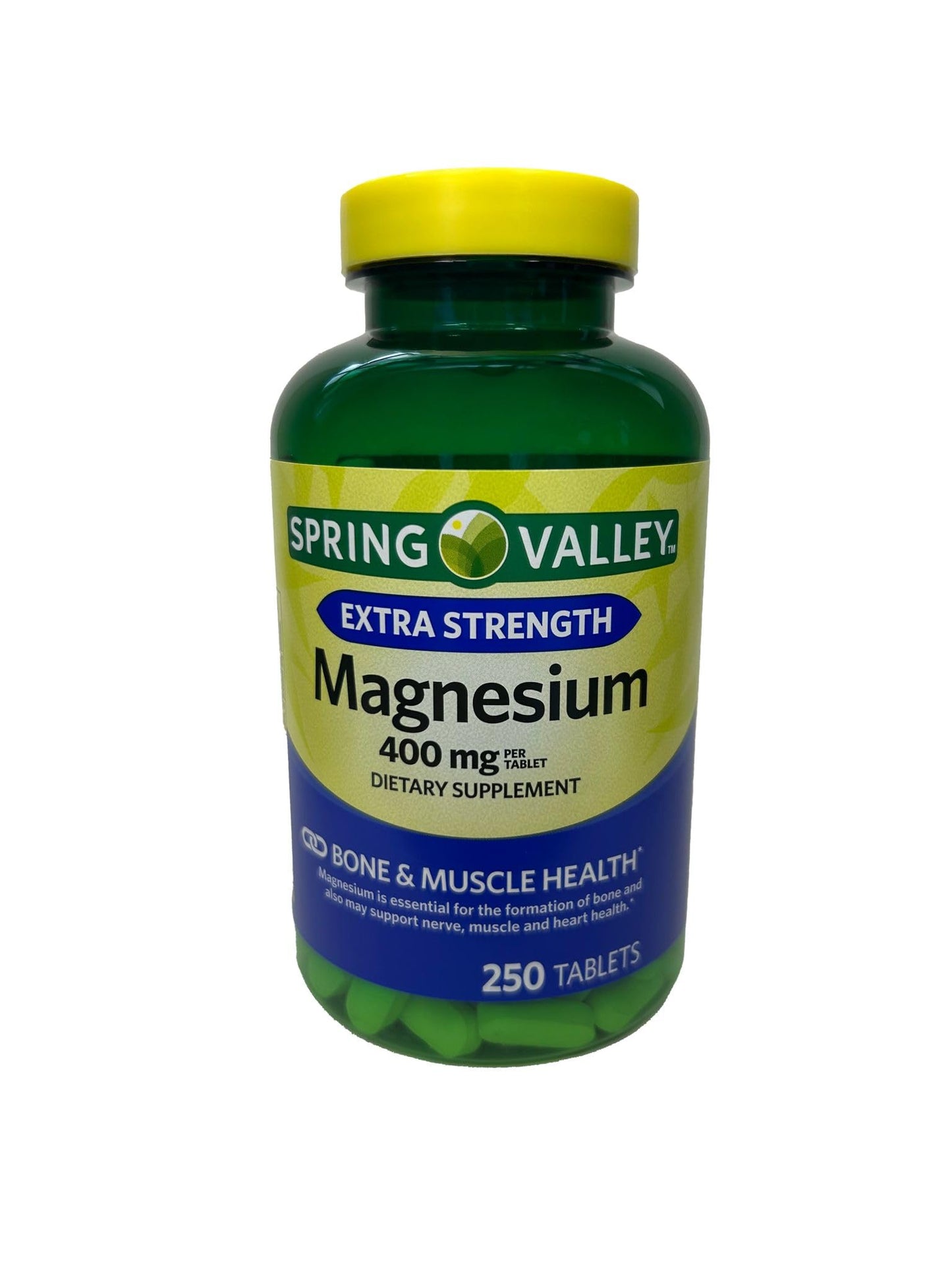 Magnesium Extra Strength 400 mg โ 250 Tablets | Dietary Supplement