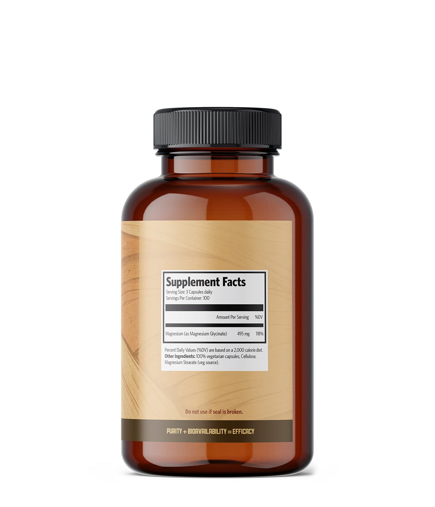 Magnesium Glycinate 165mg โ 300 Caps | Made in Canada