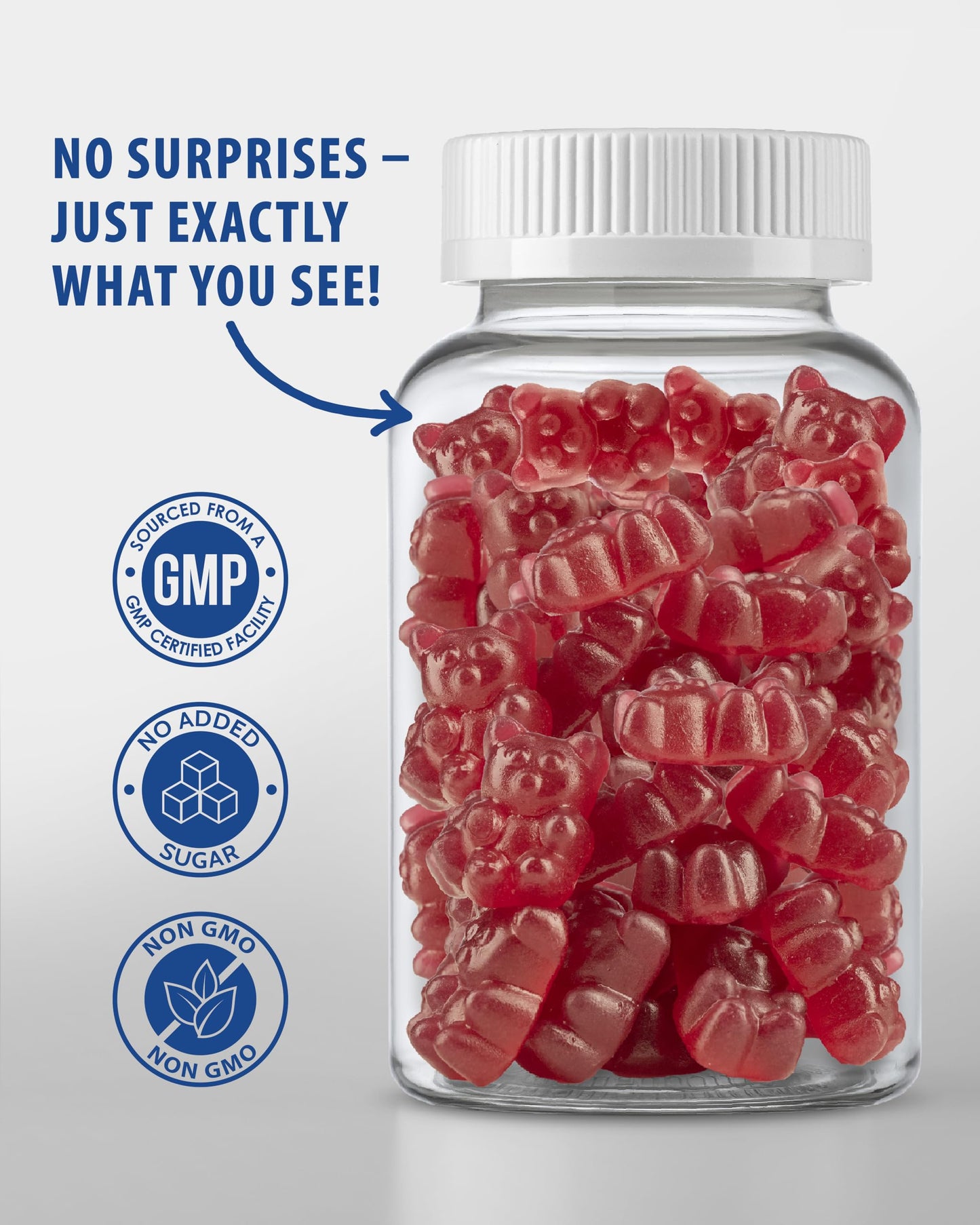 Magnesium Gummies 200mg โ Calm Chews for Kids & Adults | Mood & Muscle Support