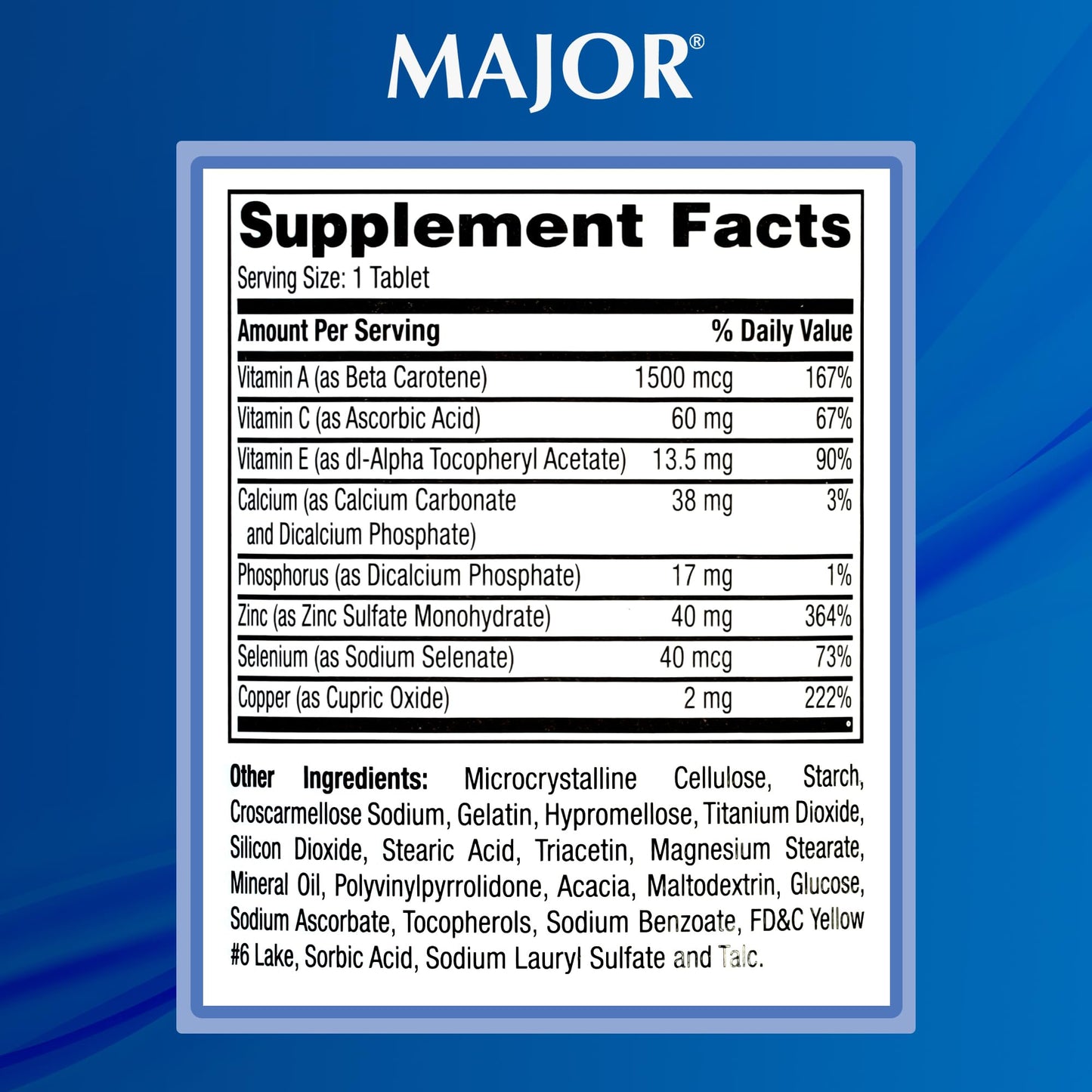 MAJOR ProSight Daily Multivitamin for Men & Women β 120 Tablets