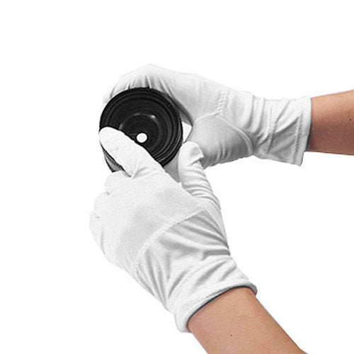 Matin Microfiber Gloves โ Dust & Fingerprint Proof (White) for Lenses, Optics & Jewelry