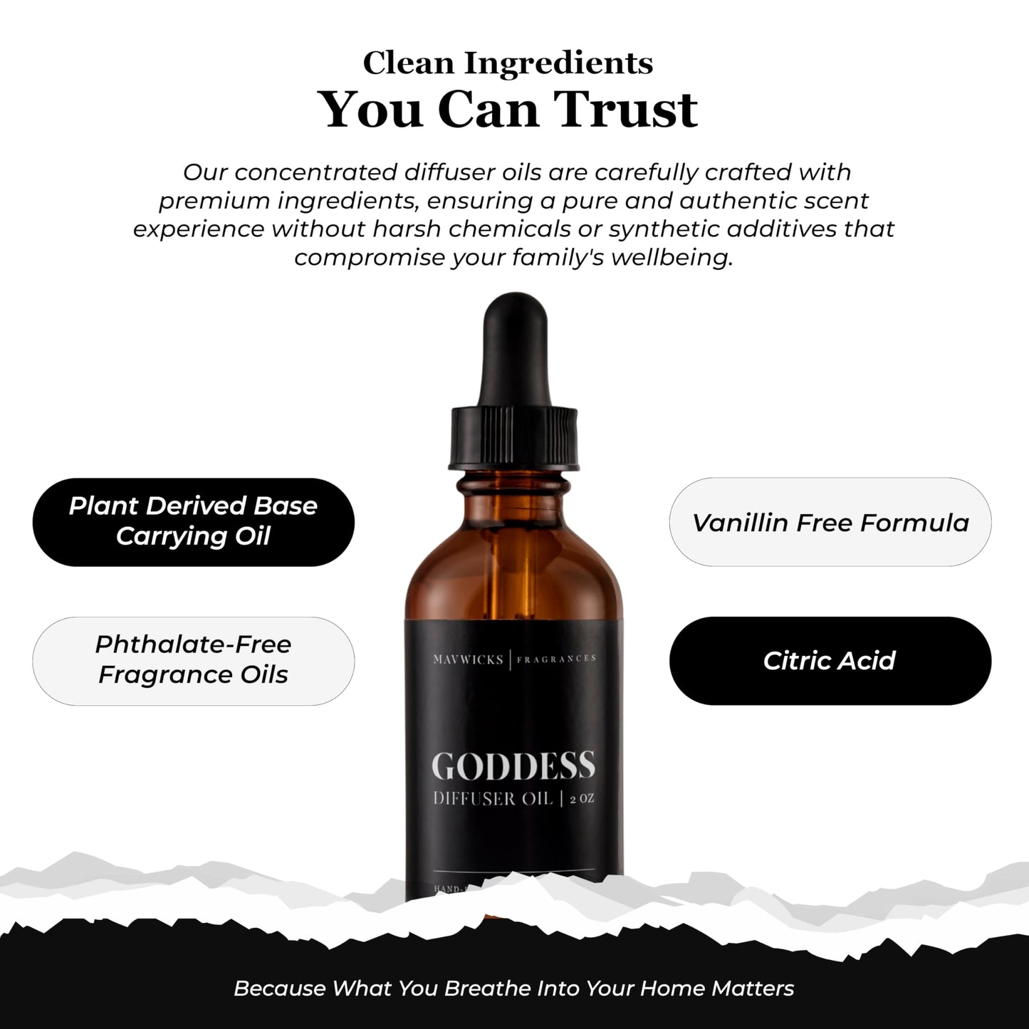 Mavwicks Diffuser Oil (Goddess) โ 2oz Premium Essential Oil Blend for Aromatherapy Diffusers | Luxury Home Fragrance