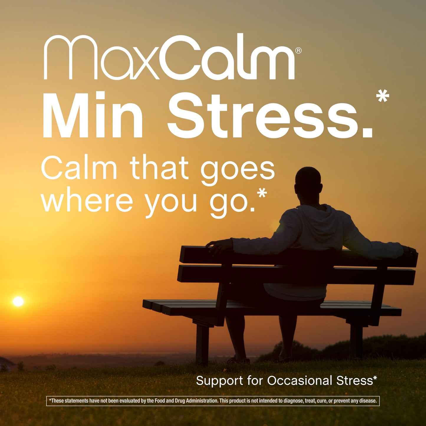 Max Calm Relaxing Drink Mix โ Raspberry-Lemonade | Magnesium Glycinate & KSM-66 | 30 Packets