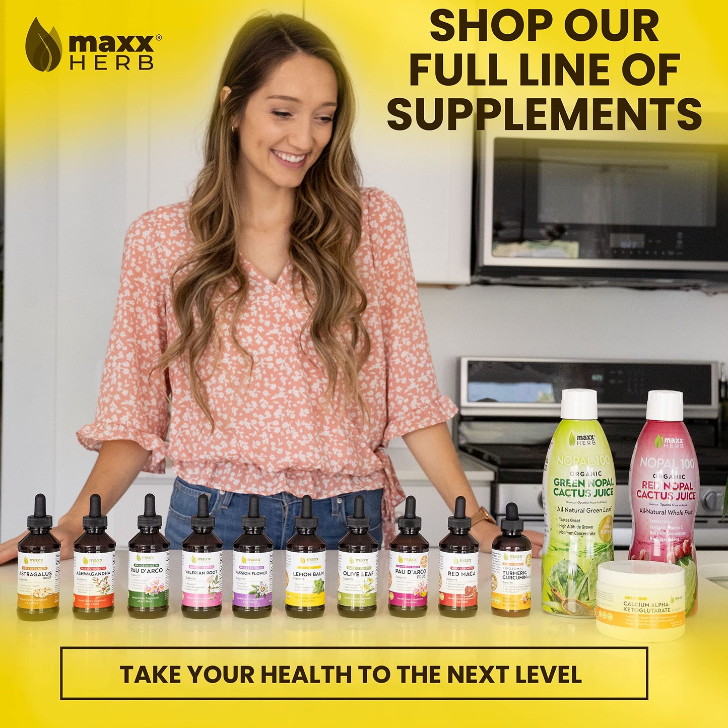 Maxx Herb Lemon Balm Extract โ Max Strength Tincture (4 oz, 4 Bottles)