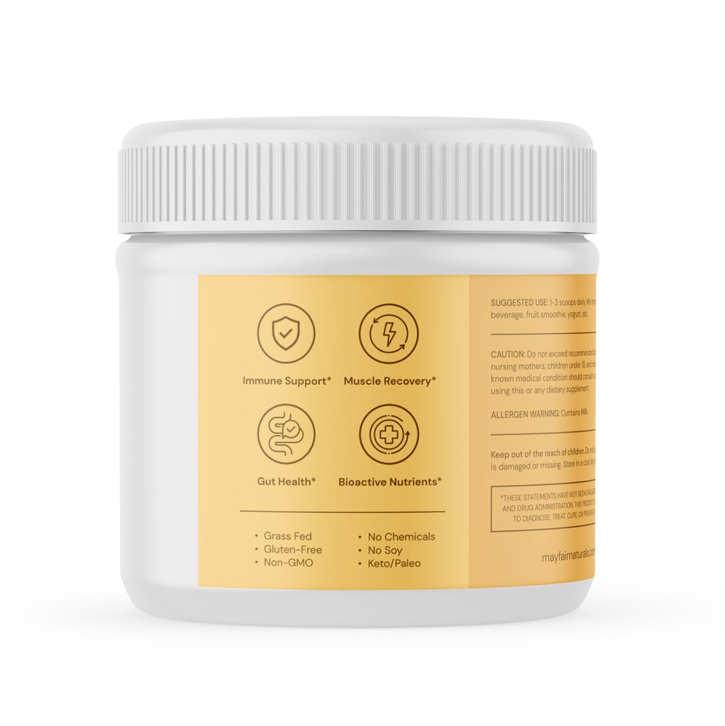 Mayfair Naturals Goat Milk Colostrum Powder โ Grass-Fed, Immune & Gut Health (60g)