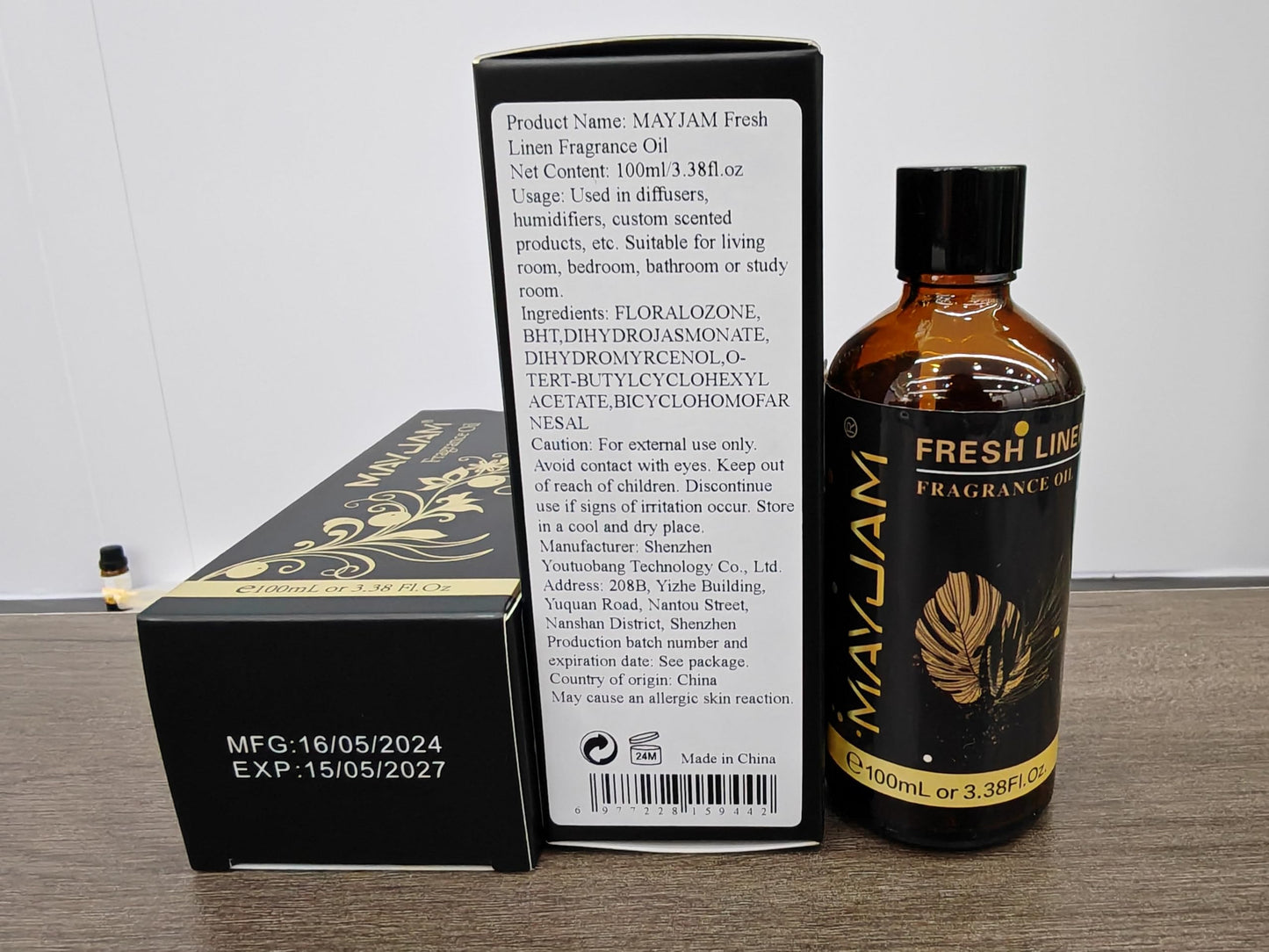 MAYJAM Fresh Linen Fragrance Oil โ 100ml Diffuser Essential Oil