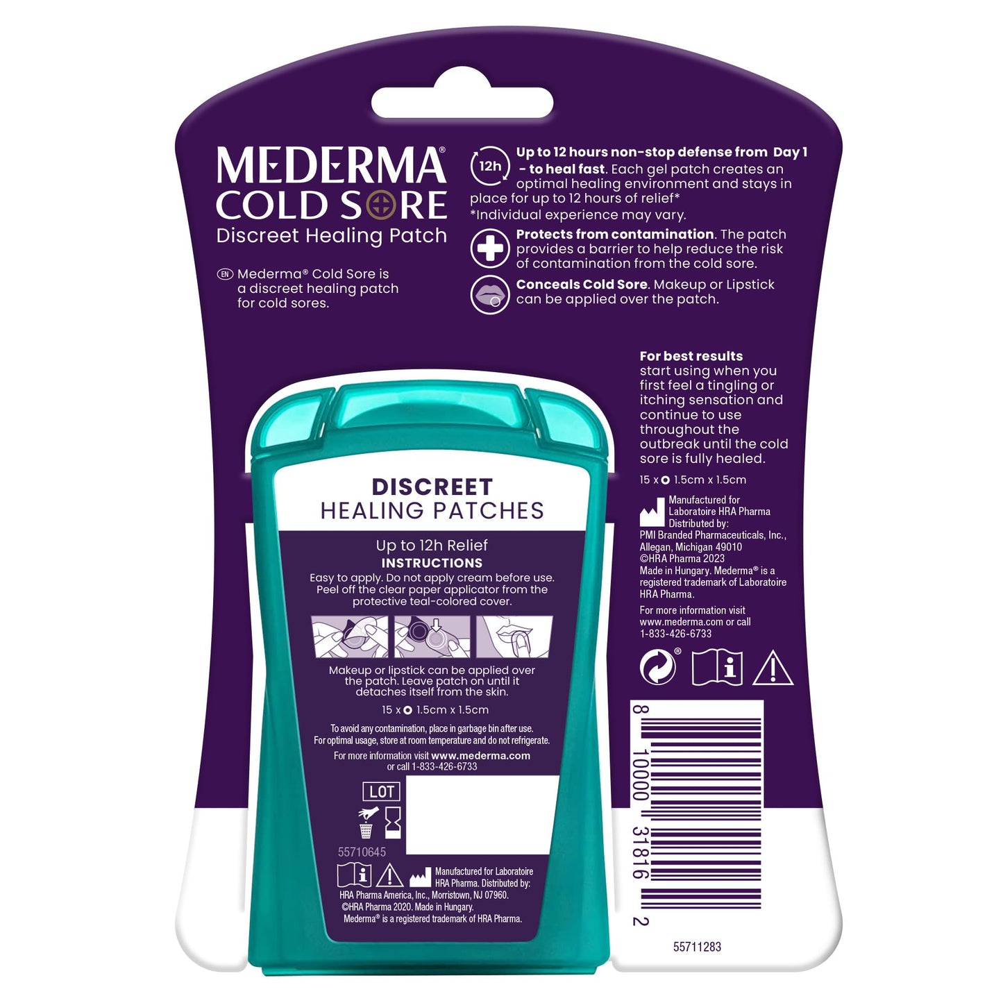 Mederma Fever Blister Discreet Healing Patch – 15 Count