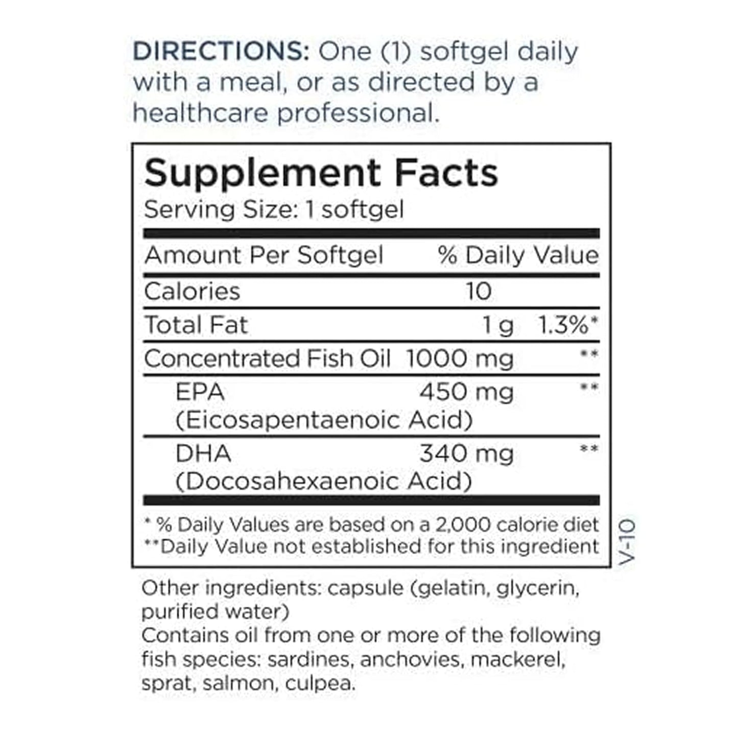 Metabolic Maintenance Mega Omega Extra Strength โ 1000 mg EPA/DHA Fish Oil