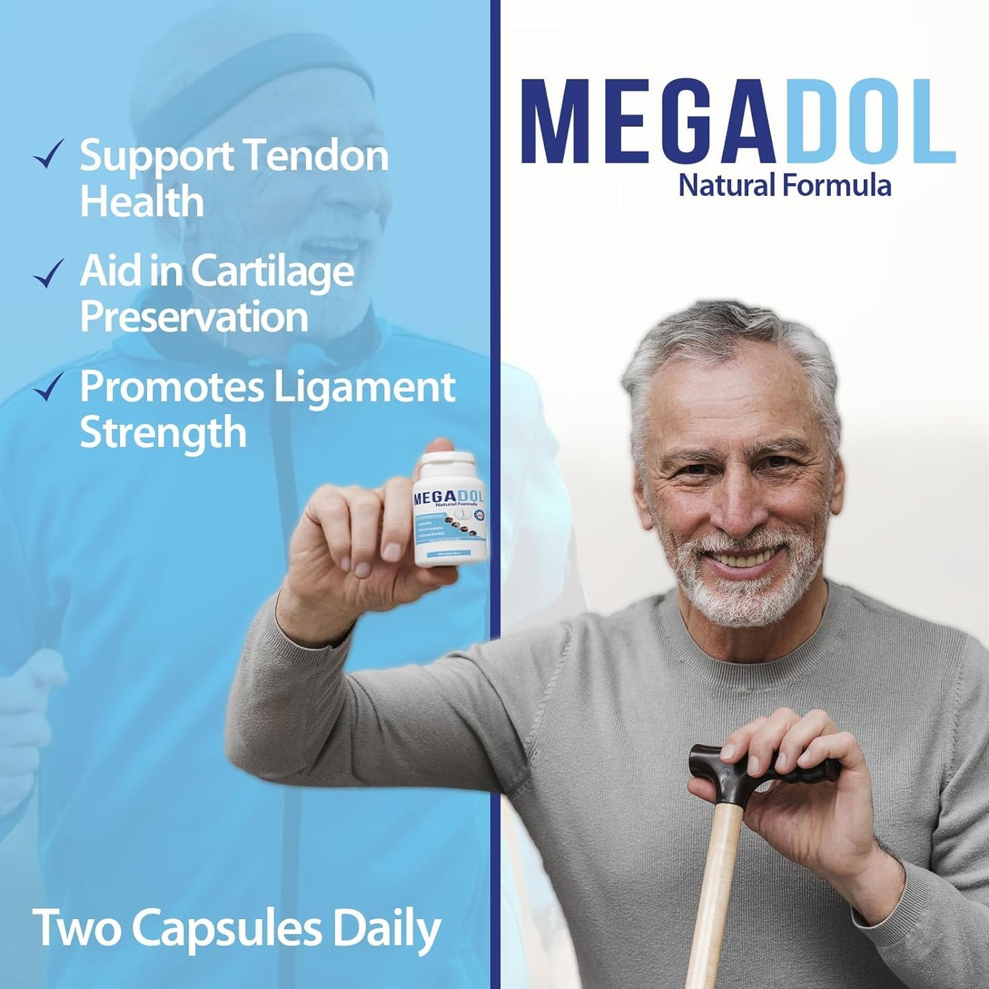 Xtreme Power Belt Megadol 100% Natural โ AS Seen on TV Glucosamine + Chondroitin + Collagen + MSM โ Proprietary Blend