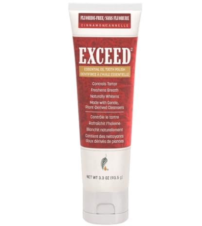 Melaleuca Exceed Essential Oils Toothpaste โ Cinnamon Fluoride-Free 3.8 oz