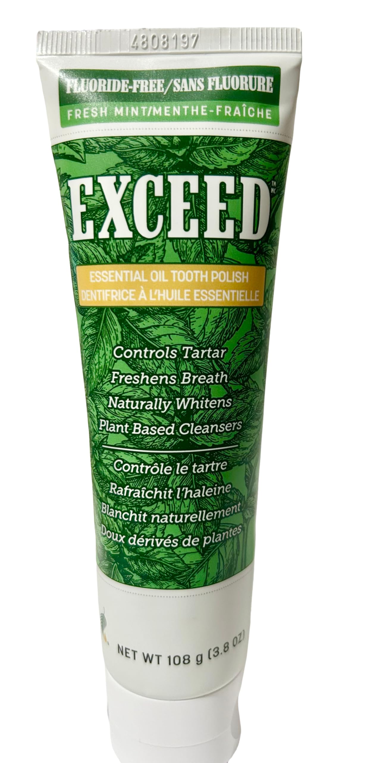 Melaleuca Whitening Tooth Polish Paste with Fluoride for Sensitive Teeth โ 3.3oz โ Clean Mint