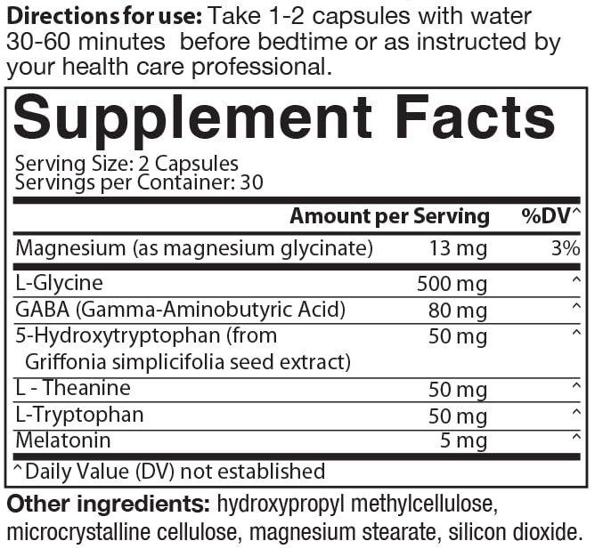 MENOLABS Well Rested Sleep Aid β 60 Capsules | Menopause Sleep Support
