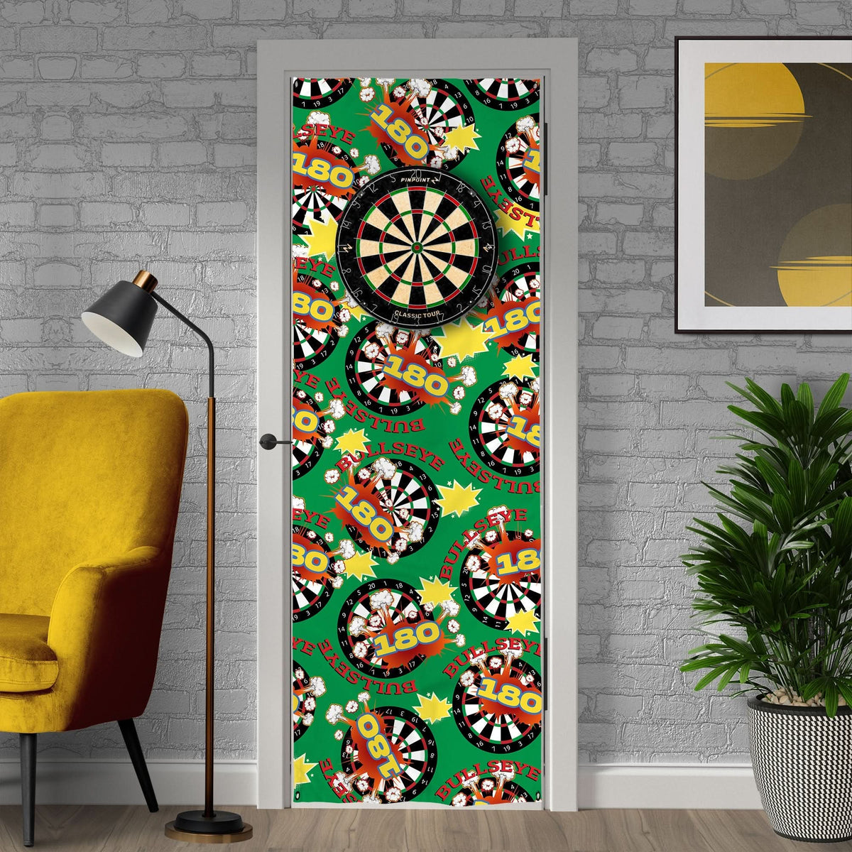 Bullseye - Personalised Darts Wall Banner - Two Sizes