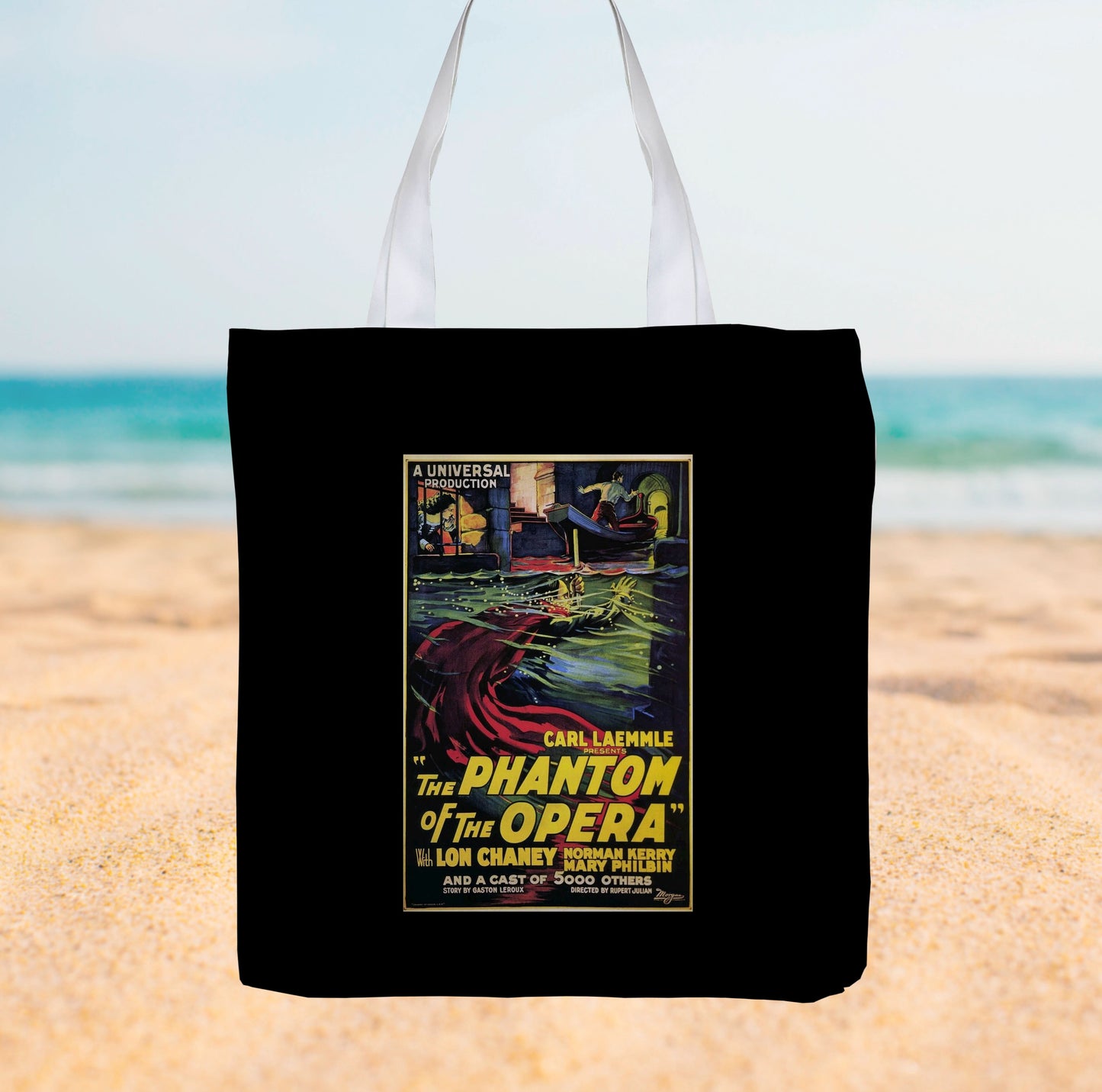 Phantom of the Opera Vintage Movie Poster - Canvas Tote bag