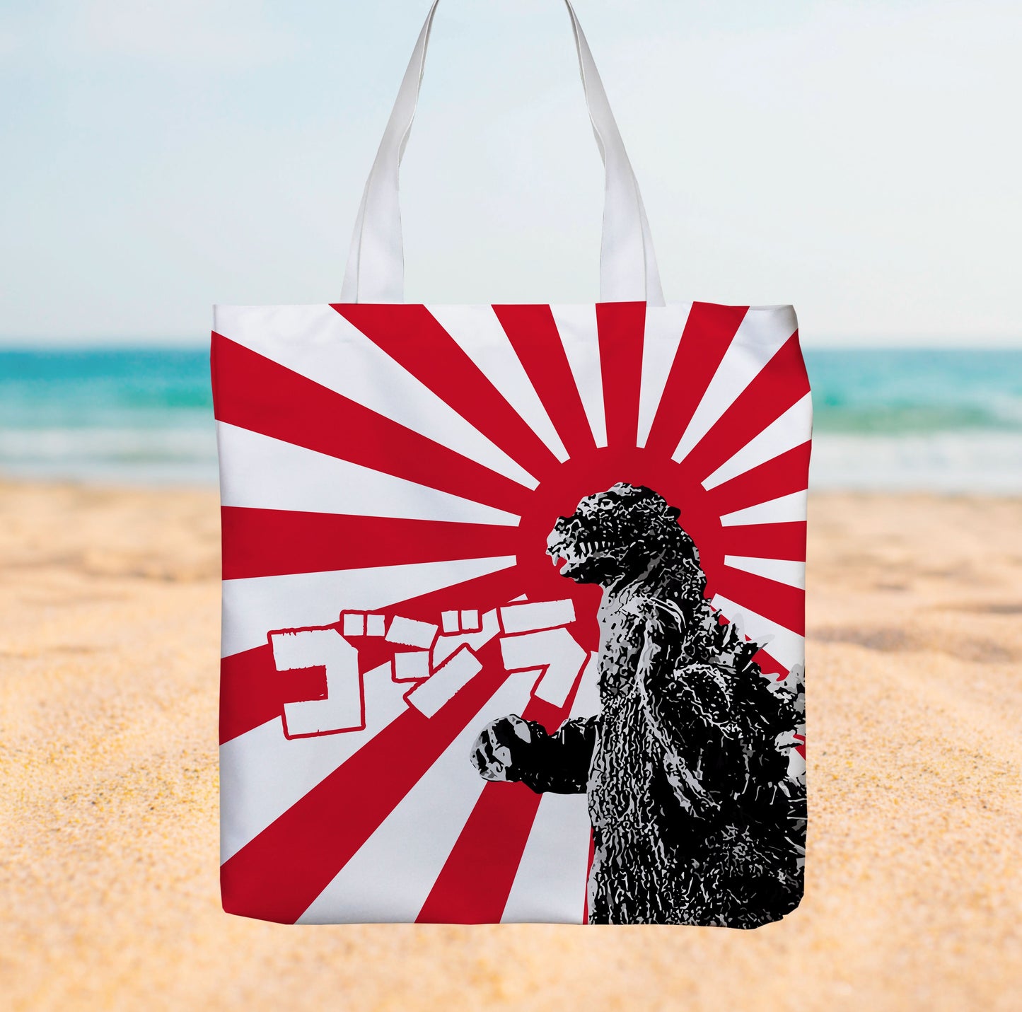 'Gojira' Retro Godzilla Movie Poster - Canvas Tote bag