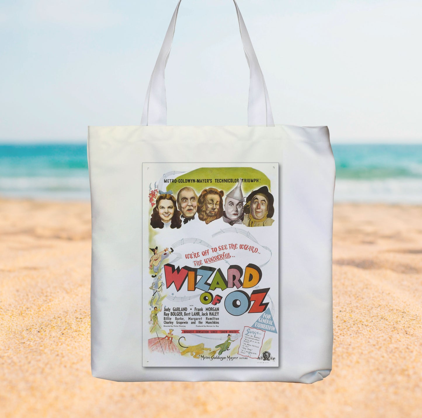 Wizard of Oz Vintage Movie Poster - Canvas Tote bag