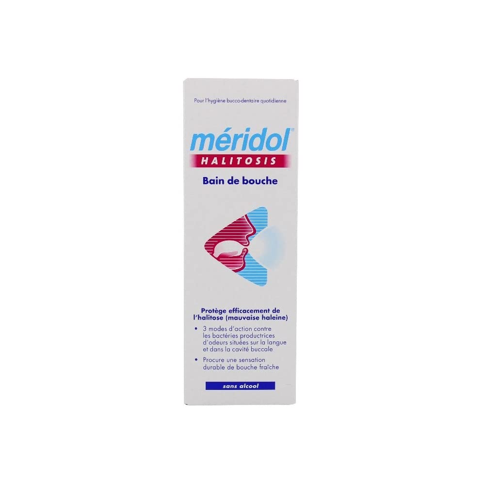 Meridol Halitosis Mouthwash 400ml โ Alcohol-Free Bad Breath Solution
