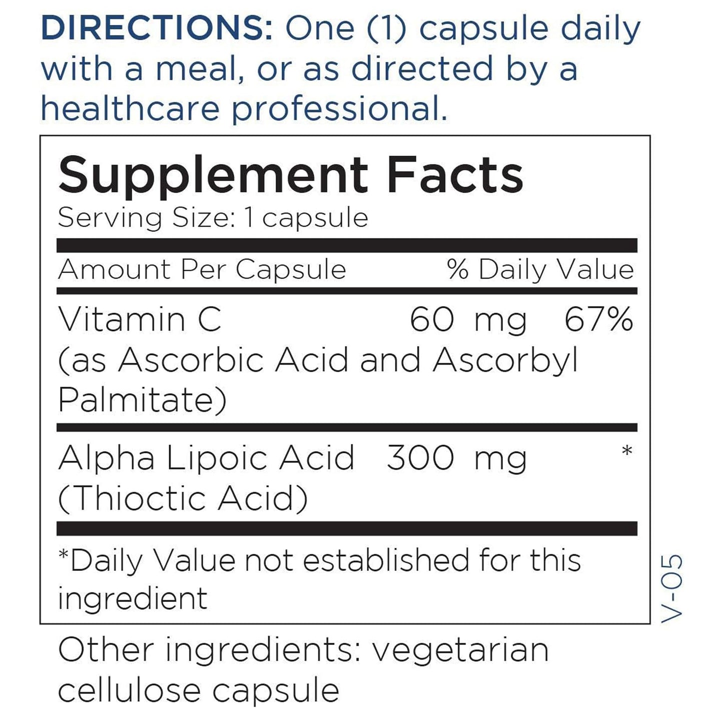 Metabolic Maintenance Alpha Lipoic Acid 300mg โ 90 Caps | Nerve & Liver Health