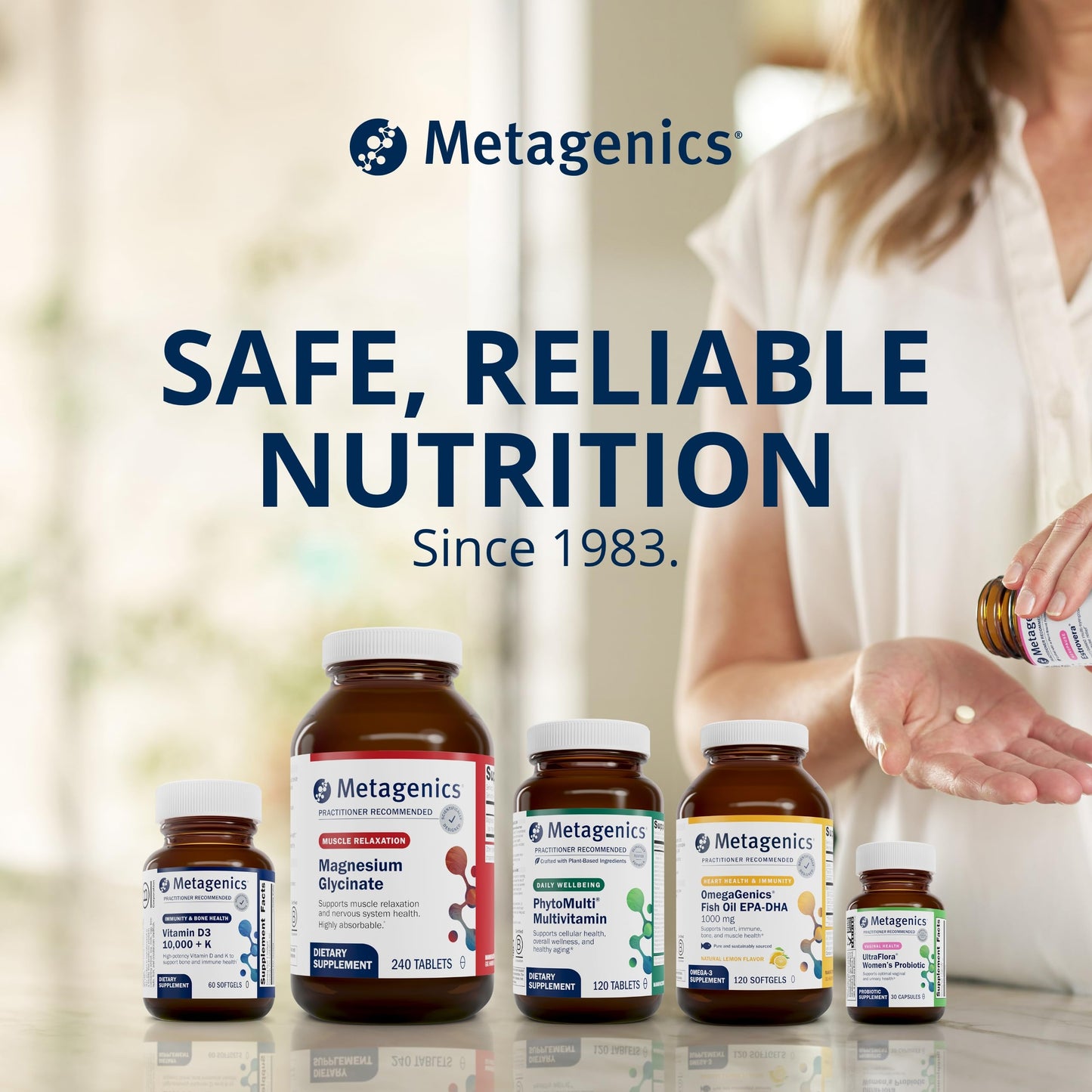 Metagenics FolaPro โ L-5-MTHF Folate 1,330 mcg DFE | Supports Methylation, Homocysteine Metabolism & Cellular Health - Non-GMO, Gluten-Free, Vegetarian - 120 Tablets