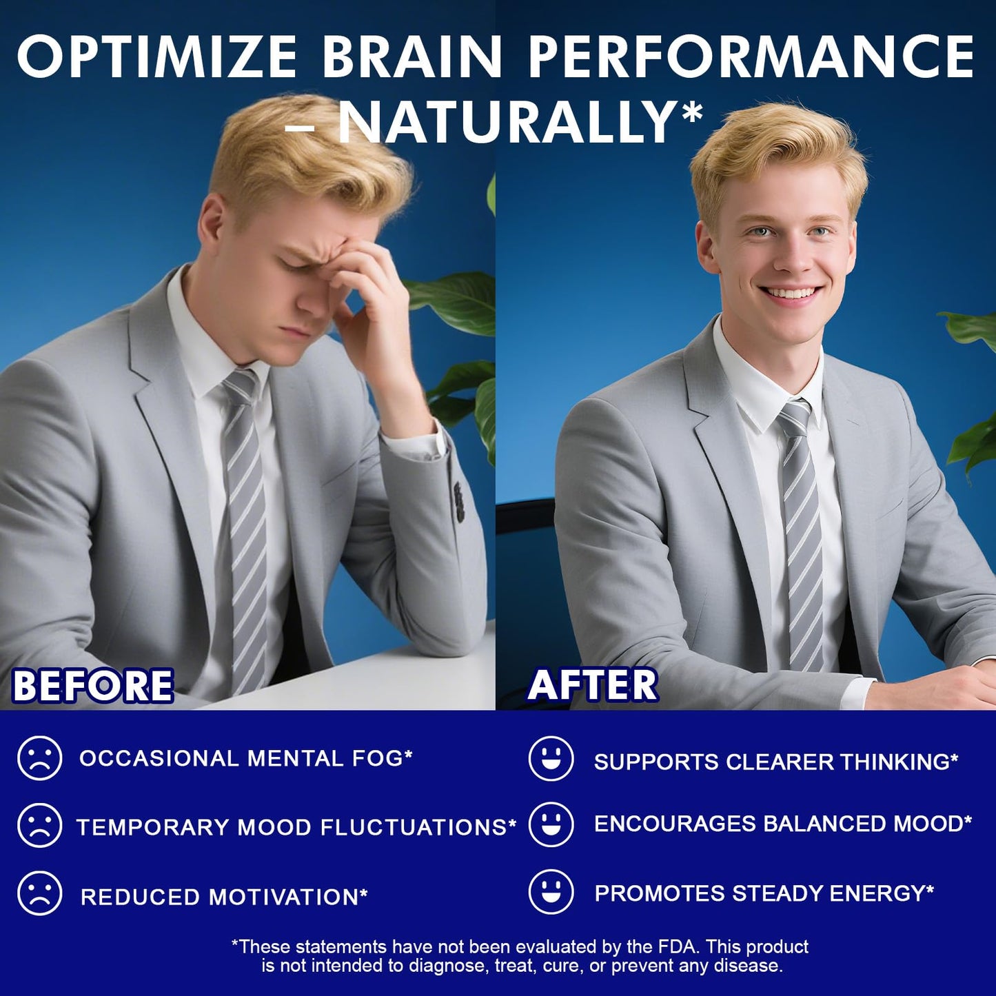 Methylene Blue Capsules 60p โ Vitamin C Ester for Enhanced Absorption | Brain Health, Memory, Focus, Clarity, Energy