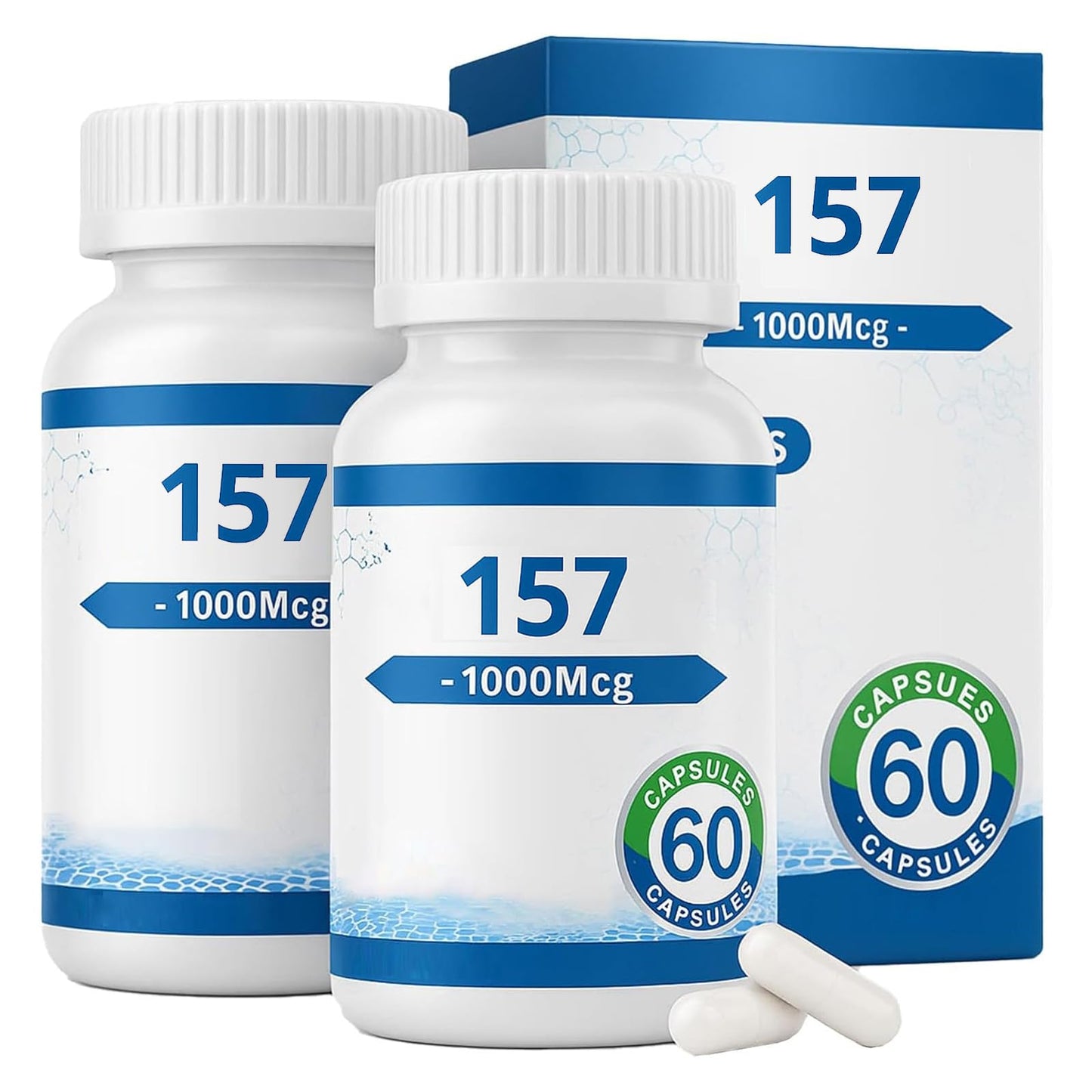 MILIZHIWU 157 Non-GMO Gluten Free โ 2-Bottle Bundle (120 capsules per bottle)