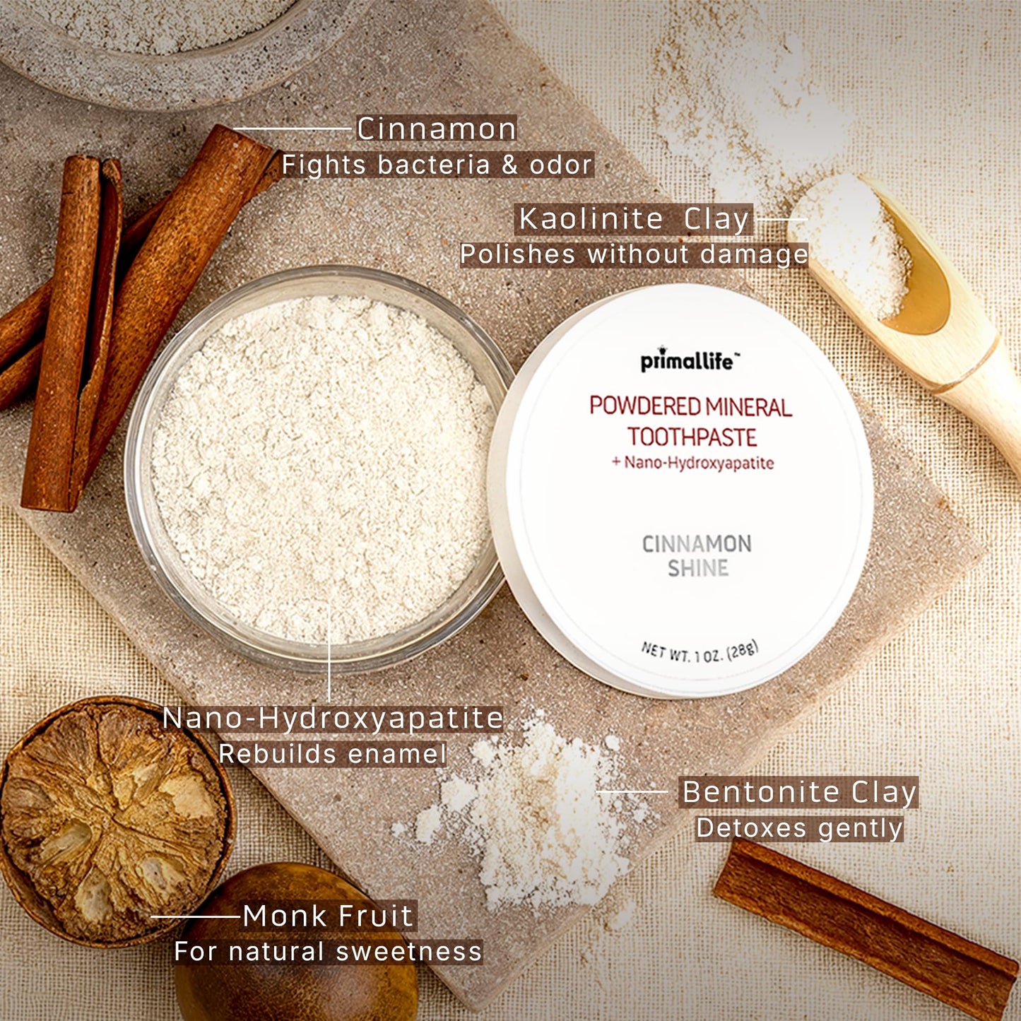 Dirty Mouth Toothpowder Cinnamon โ Primal Life Organics | Organic Vegan