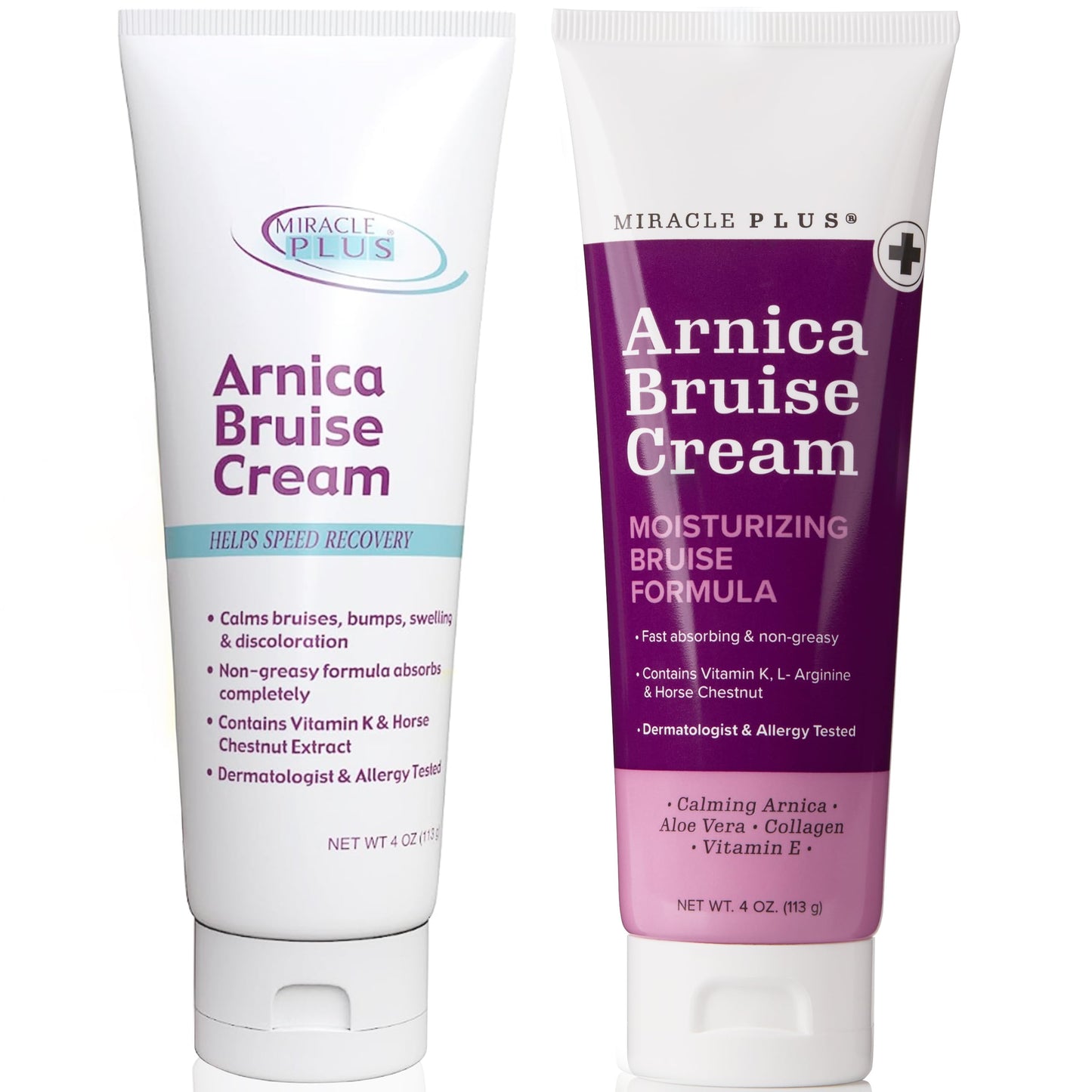 Miracle Plus Arnica Cream Extra Strength β Bruise Relief Lotion (2-Pack)