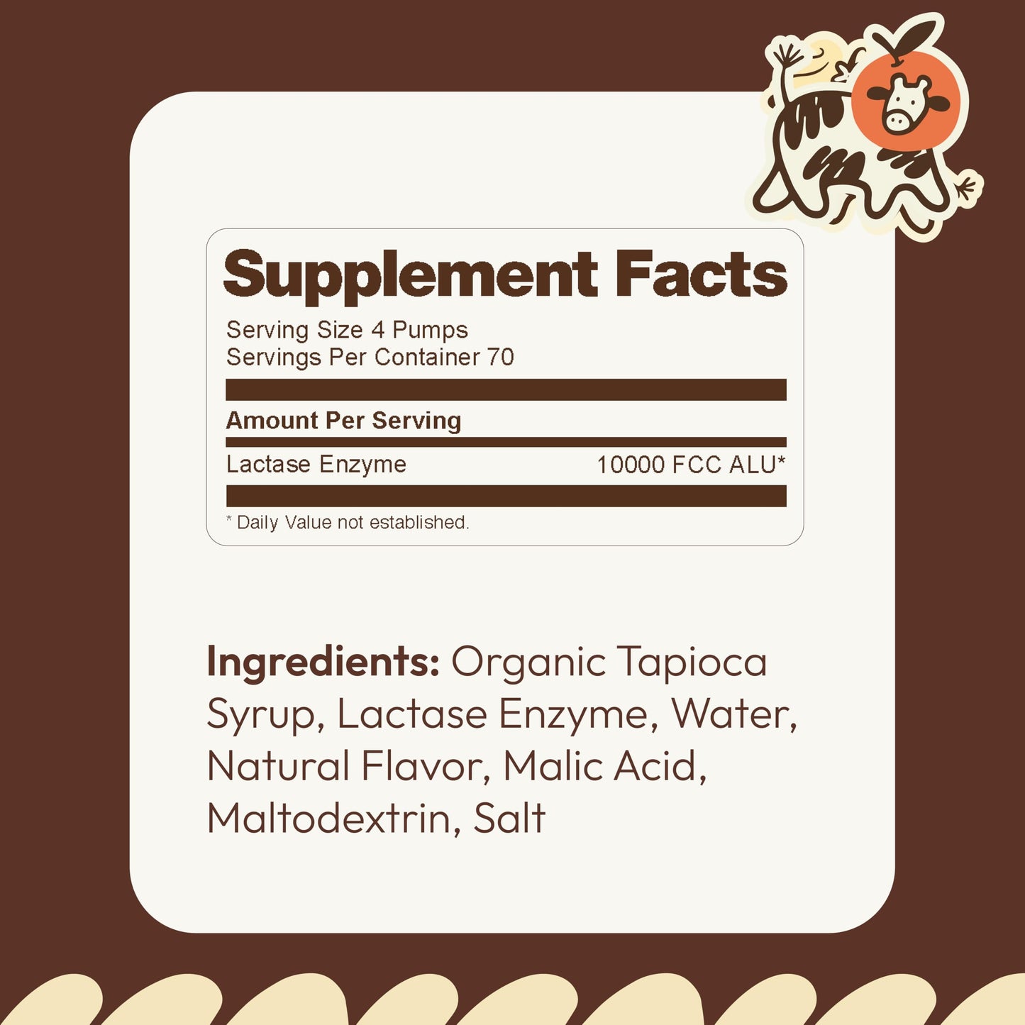 Moops Liquid Lactase Syrup 2oz โ Fast Dairy Relief (10,000 FCC)