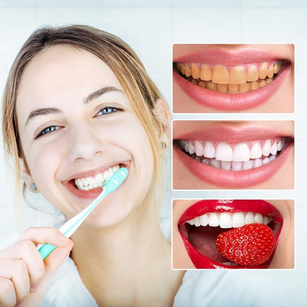 BREYLEE Teeth Whitening Powder โ Pearl Essence Brightening Powder (1.05 oz) โ Natural Teeth Whitener, Removes Coffee, Wine & Smoke Stains