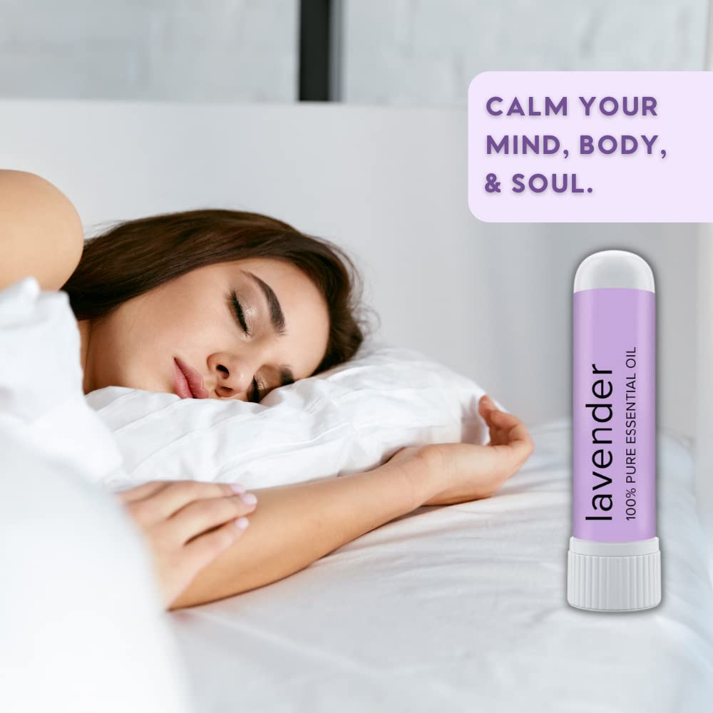 MOXE Lavender Essential Oil Nasal Inhaler โ No-Mess Aromatherapy, Made in USA (1 Pack)