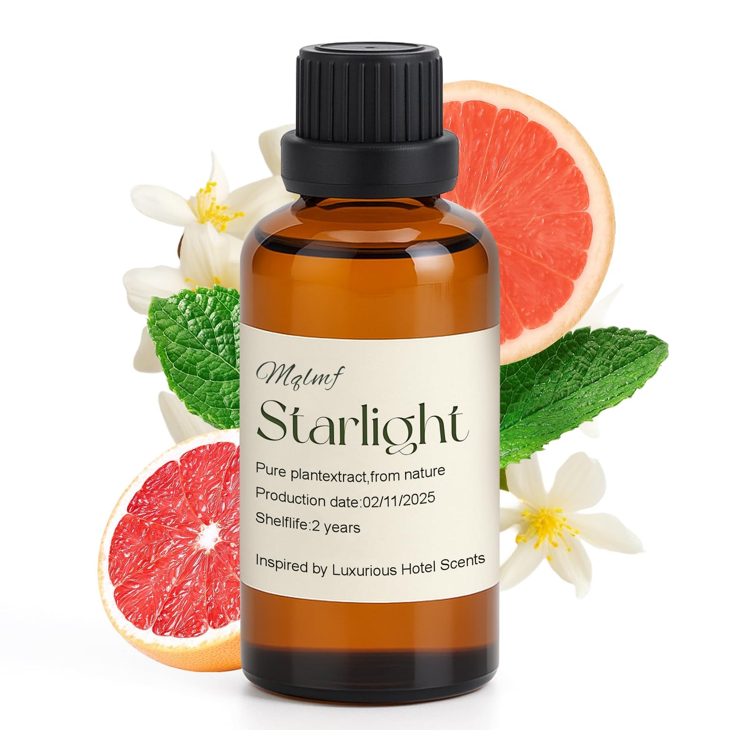 MQLMF Starlight Aroma Oil for Waterless Diffusers โ Elegant Citrus-Floral Fragrance