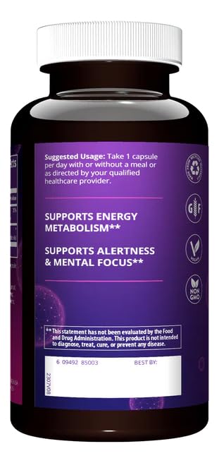 MRM Acetyl L-Carnitine 500mg โ 60 Vcaps | Energy & Focus
