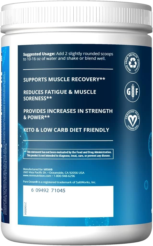 MRM Nutrition Reload BCAA+G Island Fusion โ 26 Servings | Post-Workout Recovery & Keto Friendly